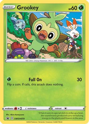 Grookey SWSH070/307  - Holofoil SWSH Sword & Shield Promo Cards - Promo
