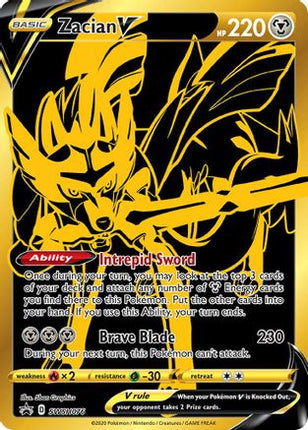 Zacian V SWSH076  - Holofoil SWSH Sword & Shield Promo Cards - Promo