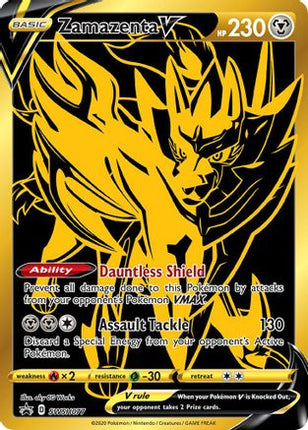 Zamazenta V SWSH077/307  - Holofoil SWSH Sword & Shield Promo Cards - Promo