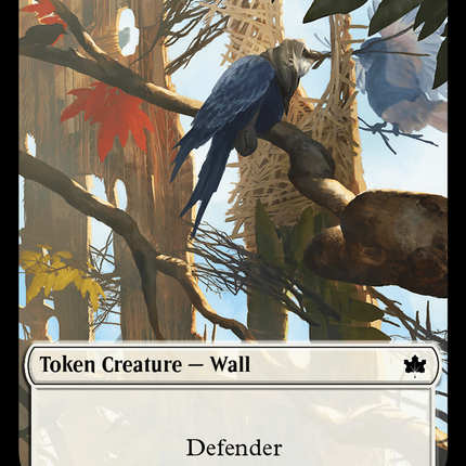 Wall (BLB-004) - Bloomburrow Tokens Foil