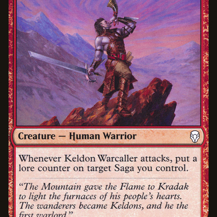 Keldon Warcaller (DOM-136) - Dominaria