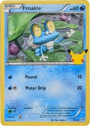 Froakie 022/25  - Holofoil McDonalds 25th Anniversary Promos - Promo