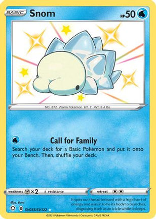 Snom SV033  - Holofoil Shining Fates Shiny Vault - Shiny Holo Rare