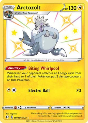Arctozolt SV046  - Holofoil Shining Fates Shiny Vault - Shiny Holo Rare