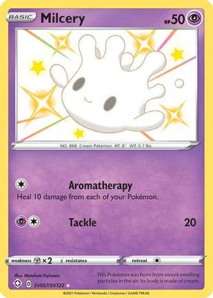Milcery SV057  - Holofoil Shining Fates Shiny Vault - Shiny Holo Rare