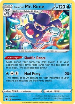 Galarian Mr. Rime SWSH079/307  - Holofoil SWSH Sword & Shield Promo Cards - Promo