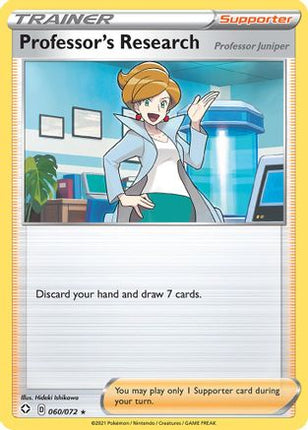 Professor's Research [Professor Juniper] 060/072  - Reverse Holofoil Shining Fates - Rare