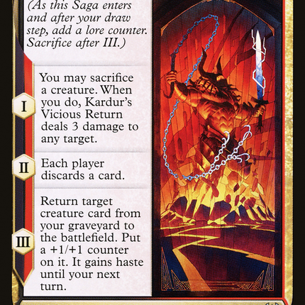 Kardur's Vicious Return (KHM-217) - Kaldheim