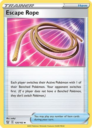 Escape Rope 125/163  SWSH05 Battle Styles - Uncommon
