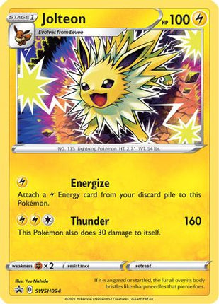 Jolteon SWSH094/307  - Holofoil SWSH Sword & Shield Promo Cards - Promo