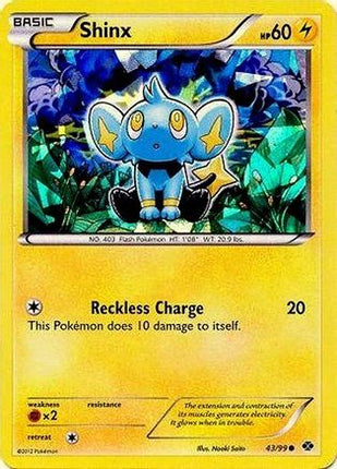Shinx - 43/99 (Cracked Ice Holo)/099  - Holofoil Blister Exclusives - Promo