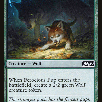 Ferocious Pup (M20-171) - Core Set 2020 Foil