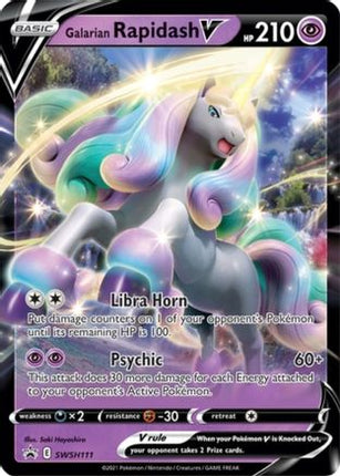 Galarian Rapidash V SWSH111  - Holofoil SWSH Sword & Shield Promo Cards - Promo