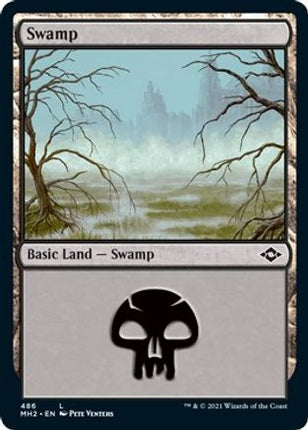 Swamp (486) (Foil Etched) (MH2-486) - Modern Horizons 2 Foil