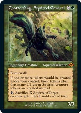 Chatterfang, Squirrel General (Retro Frame) (Foil Etched) (MH2-410) - Modern Horizons 2 Foil