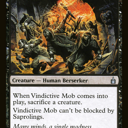 Vindictive Mob (RAV-112) - Ravnica: City of Guilds Foil