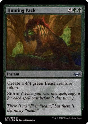 Hunting Pack (Foil Etched) (MH2-284) - Modern Horizons 2 Foil
