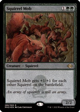 Squirrel Mob (Foil Etched) (MH2-286) - Modern Horizons 2 Foil