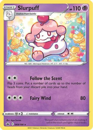 Slurpuff 068/198  SWSH06 Chilling Reign - Rare