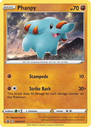 Phanpy SWSH117/307  - Holofoil SWSH Sword & Shield Promo Cards - Promo