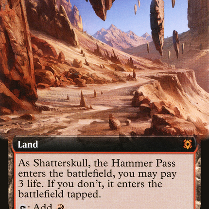 Shatterskull Smashing // Shatterskull, the Hammer Pass (ZNR-354) - Zendikar Rising: (Extended Art)
