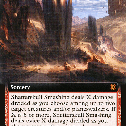 Shatterskull Smashing // Shatterskull, the Hammer Pass (ZNR-354) - Zendikar Rising: (Extended Art)