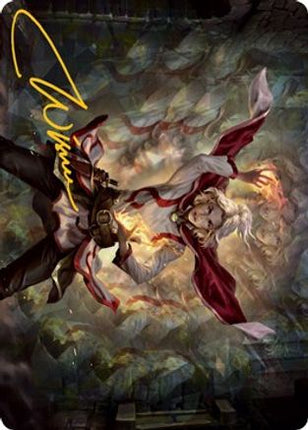 Delina, Wild Mage Art Card (Gold-Stamped Signature) (ASAFR-031) - Art Series: Adventures in the Forgotten Realms