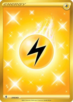 Lightning Energy (Secret) 235/203  - Holofoil SWSH07 Evolving Skies - Secret Rare