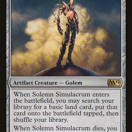 Solemn Simulacrum (M12-217) - Magic 2012