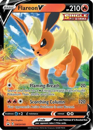 Flareon V SWSH149/307  - Holofoil SWSH Sword & Shield Promo Cards - Promo