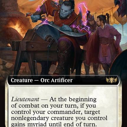 Ironwill Forger (TDC-053) - Commander: Tarkir: Dragonstorm: (Extended Art)