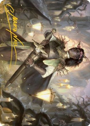Sungold Sentinel Art Card (Gold-Stamped Signature) (ASMID-020) - Art Series: Innistrad: Midnight Hunt