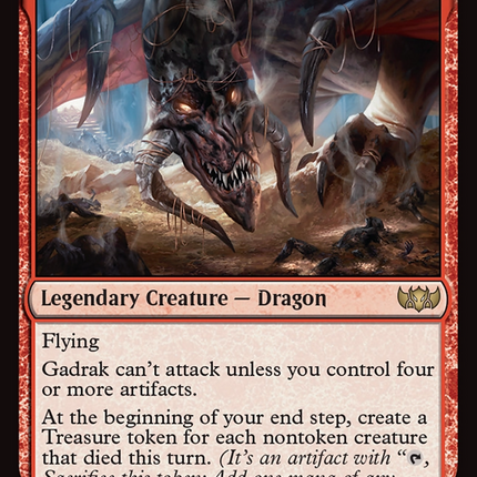 Gadrak, the Crown-Scourge (TDC-214) - Commander: Tarkir: Dragonstorm