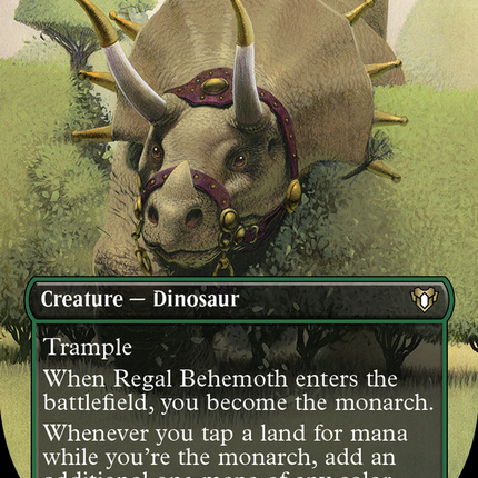 Regal Behemoth (CMM-651) - Commander Masters (Borderless) Foil