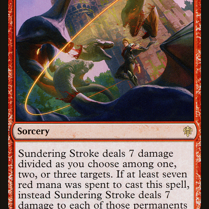 Sundering Stroke (ELD-144) - Throne of Eldraine Foil