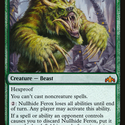 Nullhide Ferox (GRN-138) - Guilds of Ravnica Foil