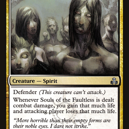 Souls of the Faultless (GPT-131) - Guildpact Foil