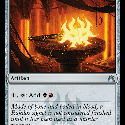 Rakdos Signet (RVR-265) - Ravnica Remastered Foil