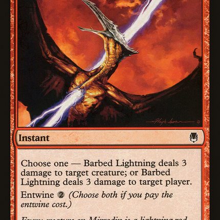 Barbed Lightning (DST-055) - Darksteel