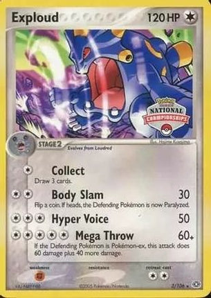 Exploud 003/106  League & Championship Cards - Promo