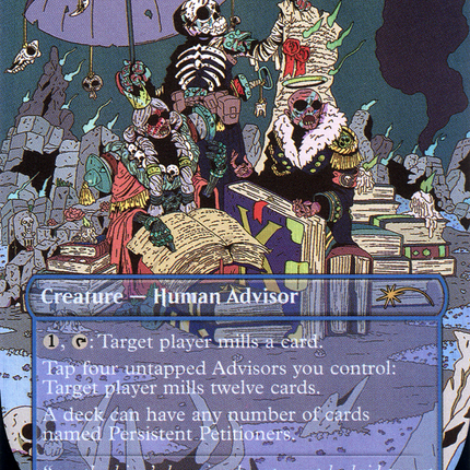 Persistent Petitioners (SLD-596) - Secret Lair Drop (Borderless) Foil