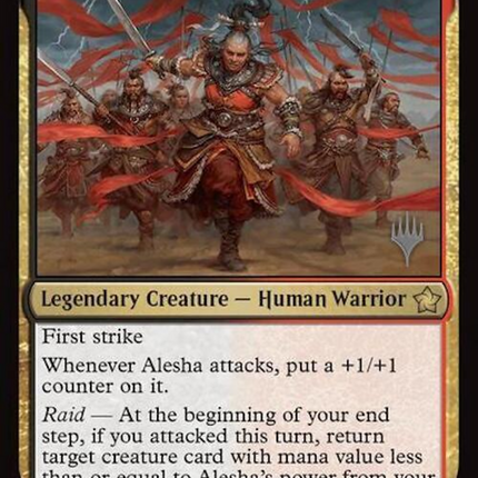 Alesha, Who Laughs at Fate (PPDFT-115) - Foundations Promos Foil