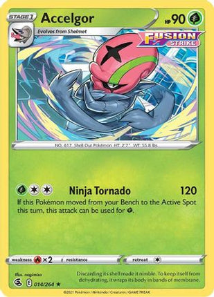 Accelgor 014/264  SWSH08 Fusion Strike - Rare