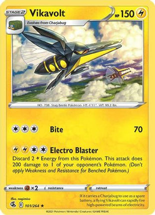 Vikavolt 101/264  - Reverse Holofoil SWSH08 Fusion Strike - Rare
