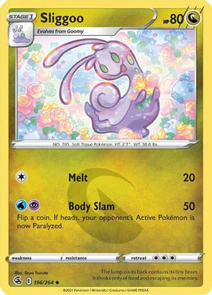 Sliggoo 196/264  SWSH08 Fusion Strike - Uncommon