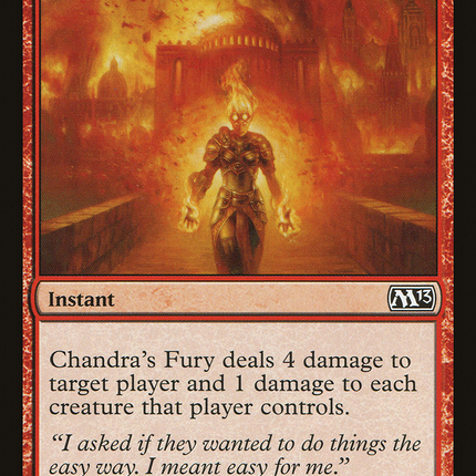 Chandra's Fury (M13-124) - Magic 2013