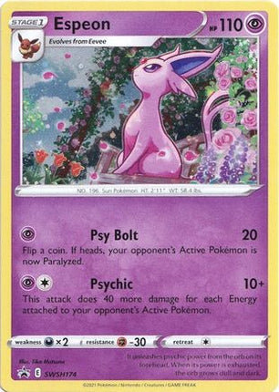 Espeon SWSH174/307  - Holofoil SWSH Sword & Shield Promo Cards - Promo