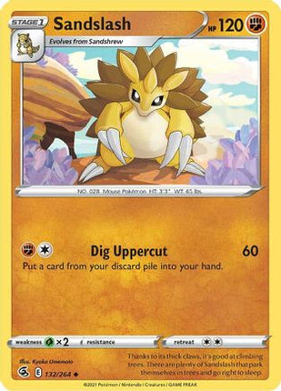 Sandslash 132/264  SWSH08 Fusion Strike - Uncommon
