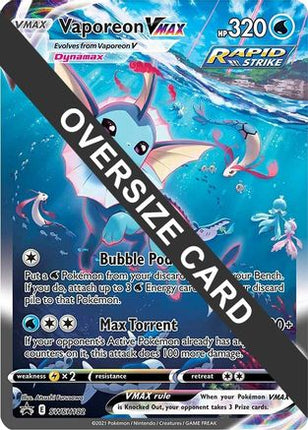 Vaporeon VMAX SWSH182  - Holofoil Jumbo Cards - Promo