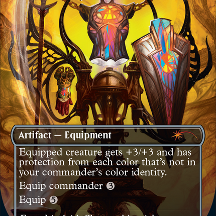 Commander's Plate (SLD-1339) - Secret Lair Drop (Borderless) Foil